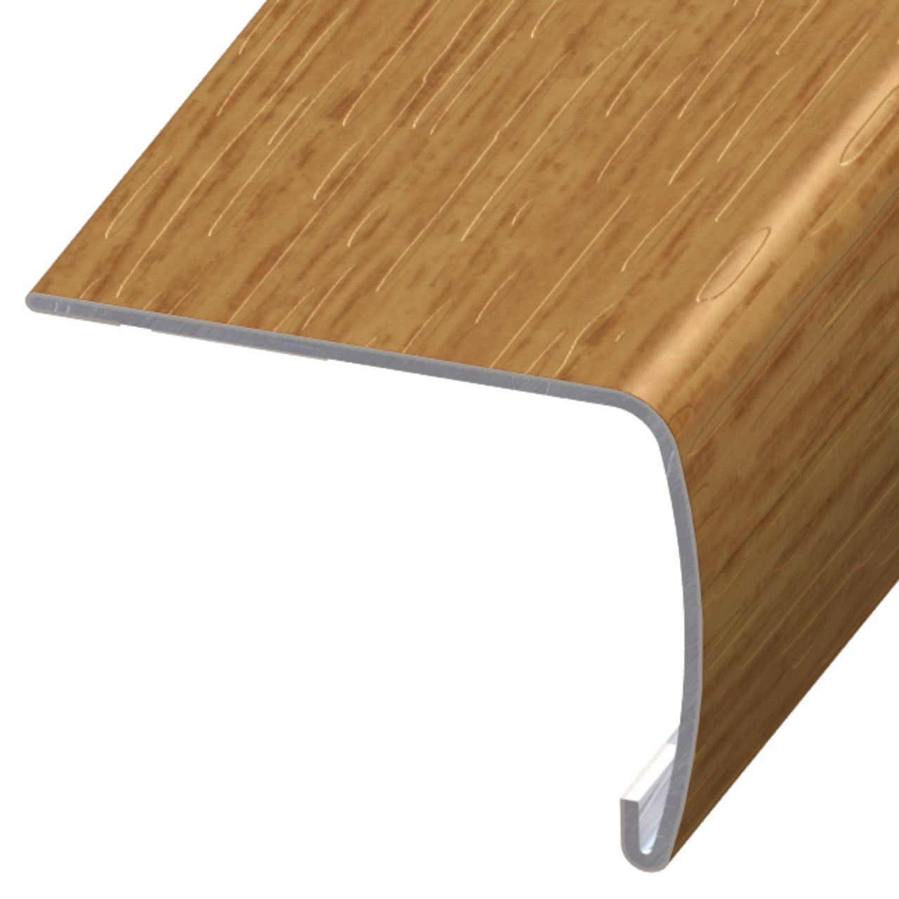 Versatrim - Nez de marche VersaEdge Extra Tall  Aluminium #185 Sherwood Oak 1-1/2" (38.1 mm) x 2" x 94"