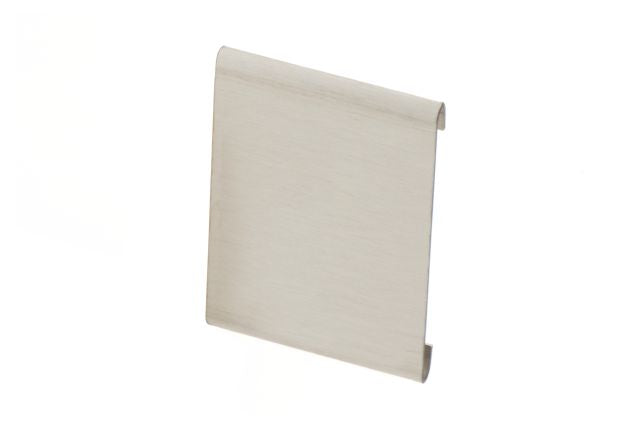 SCHIENE-STEP Raccord pour profilé d'escalier acier inoxydable brossé (V2) 7/16" (11 mm) x 1-3/16" d'ailette verticale