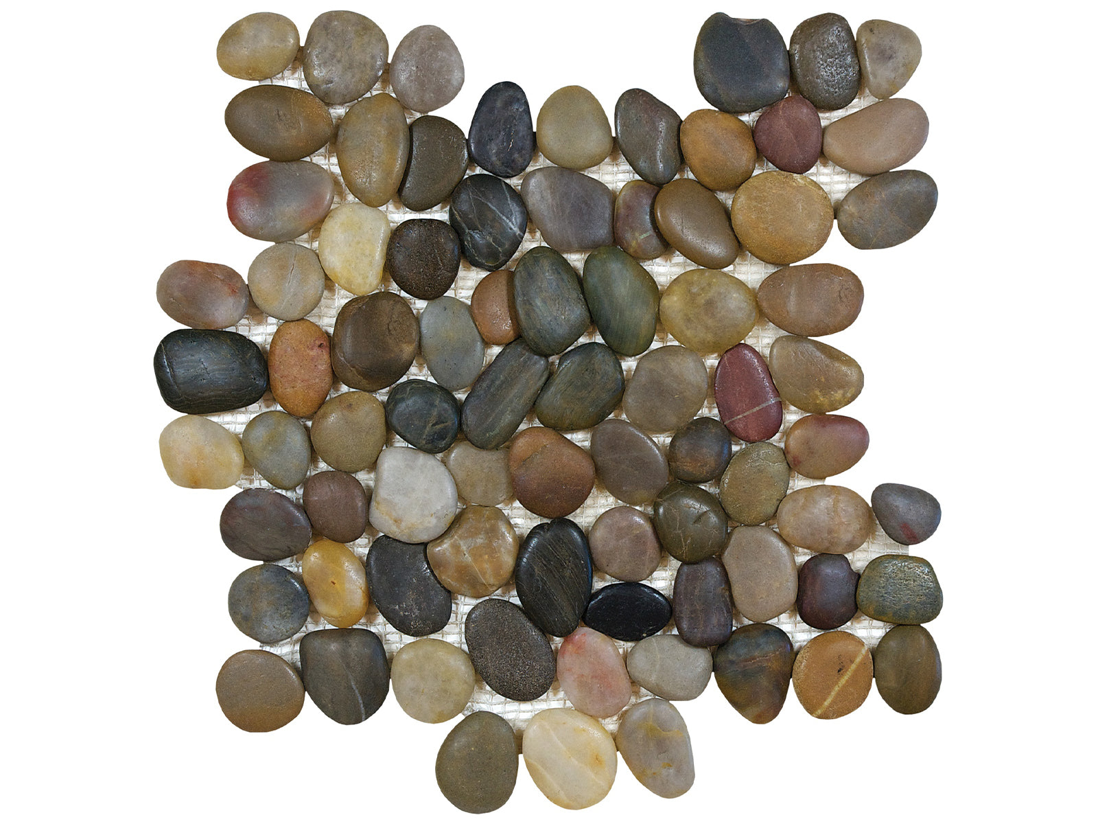 Anatolia - Mosaïque de pierre naturelle Zen Bora Wilderness Caillou mat 12" x 12"