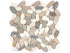 Anatolia - Mosaïque de pierre naturelle Zen Harmony Warm Blend Caillou plat mat 12" x 12"