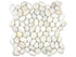 Anatolia - Mosaïque de pierre naturelle Zen Serenity Ivory Caillou mat 12" x 12"