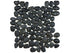Anatolia - Mosaïque de pierre naturelle Zen Tahitian Black Sand Caillou mat 12" x 12"