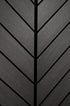 Chevron acoustic panel Gray stained oak