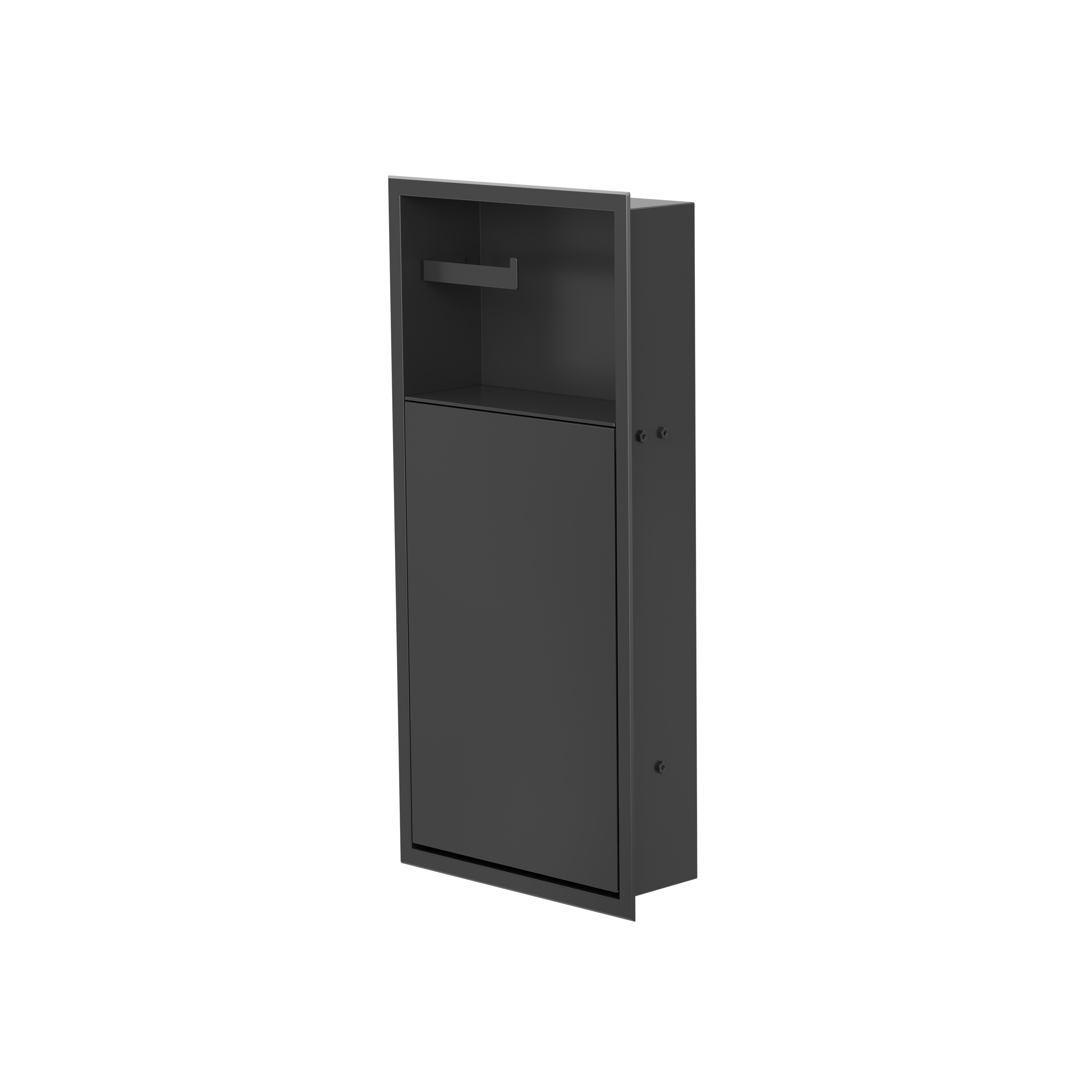 WC Niche Zvelt noir mat fermée
