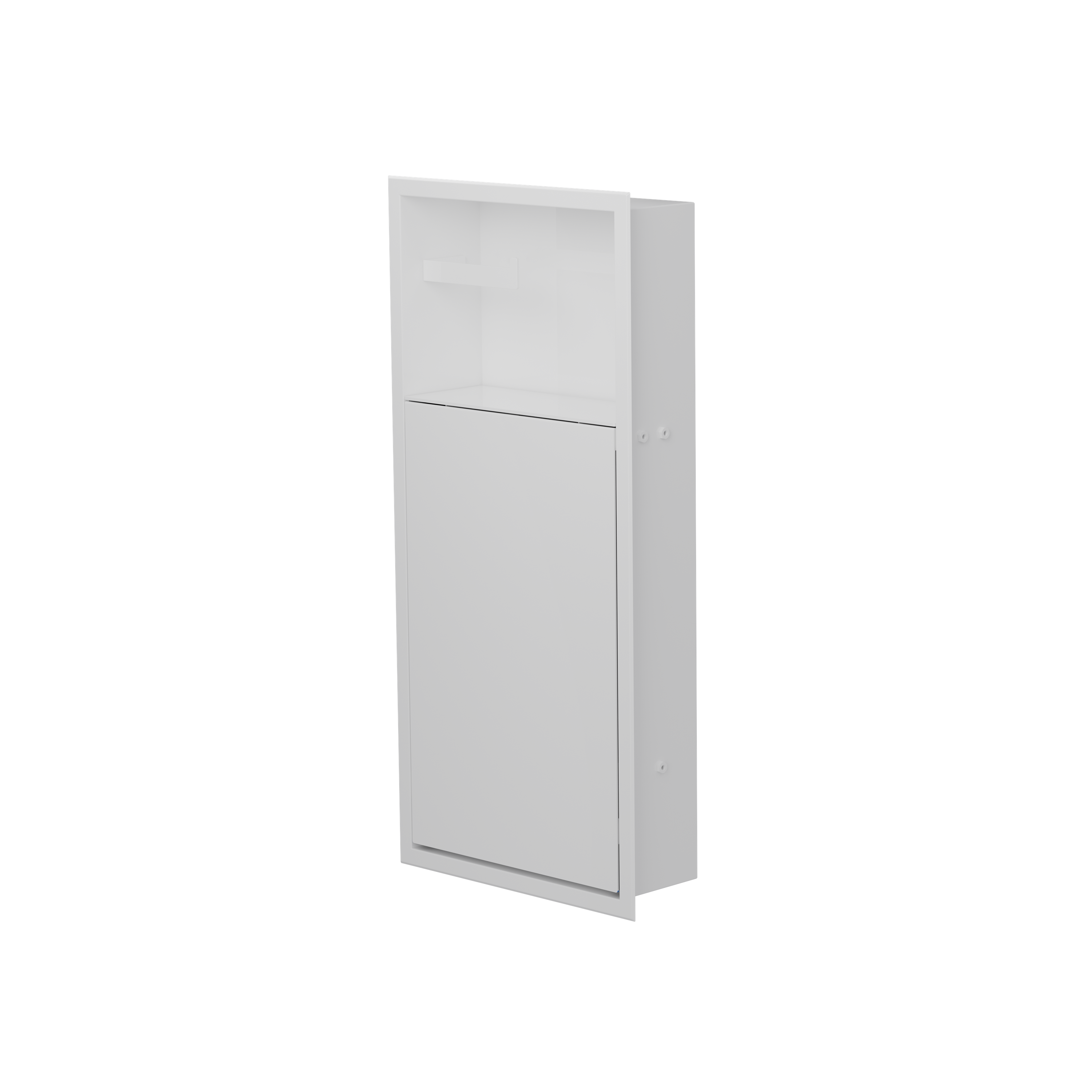 WC Niche Zvelt blanc mat fermée