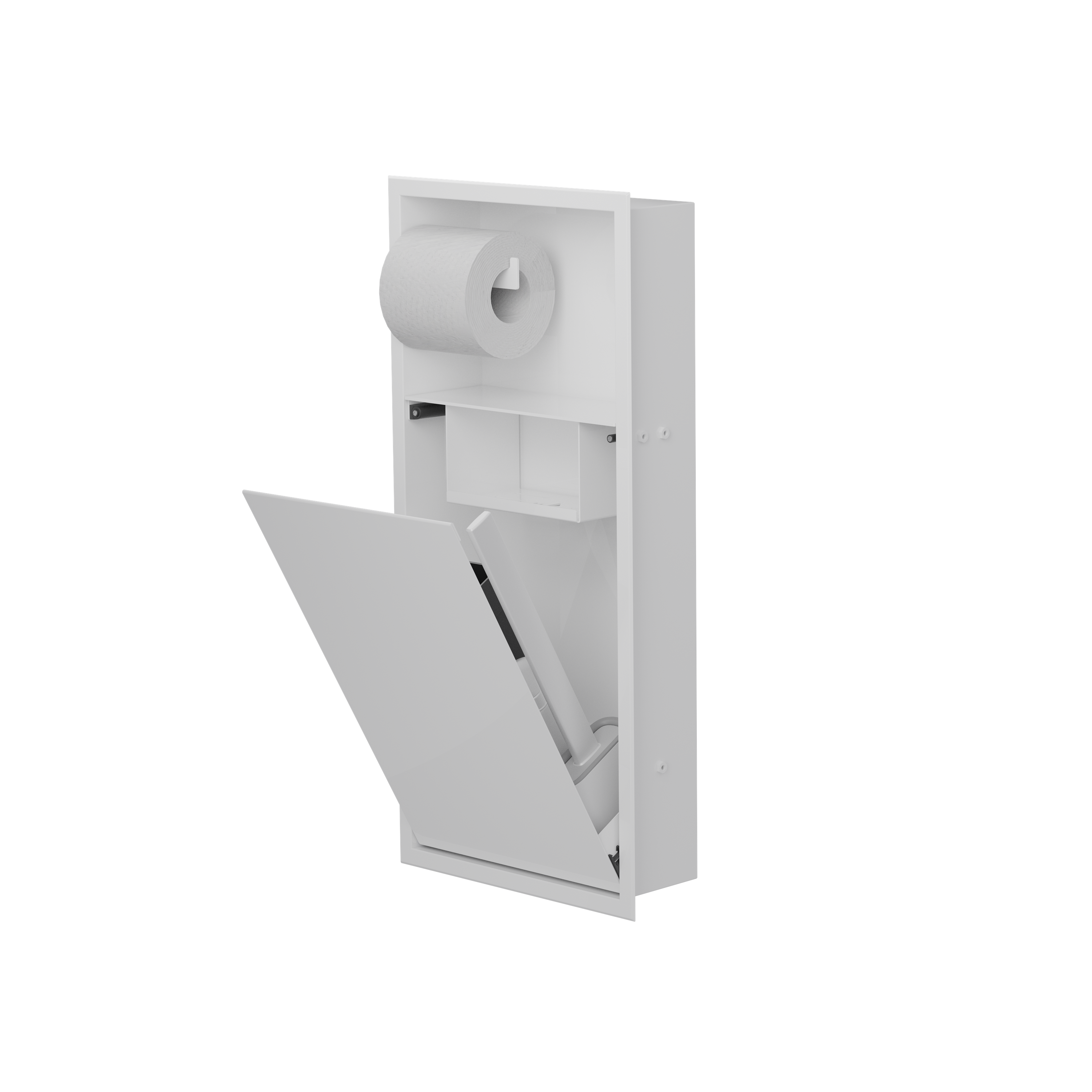 WC Niche Zvelt blanc mat ouverte complète