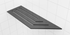 Black PVD corner shelves 4″x12″ for tiled showers ||62805584962