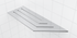 4″x12″ stainless steel corner shelves for tiled showers ||62805584939