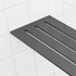 Tablettes de coins PVD noir 4″x 8″ pour douches carrelées ||62805584963