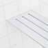 Tablettes de coins blanc mat 4″x 8″ pour douches carrelées ||62805584937