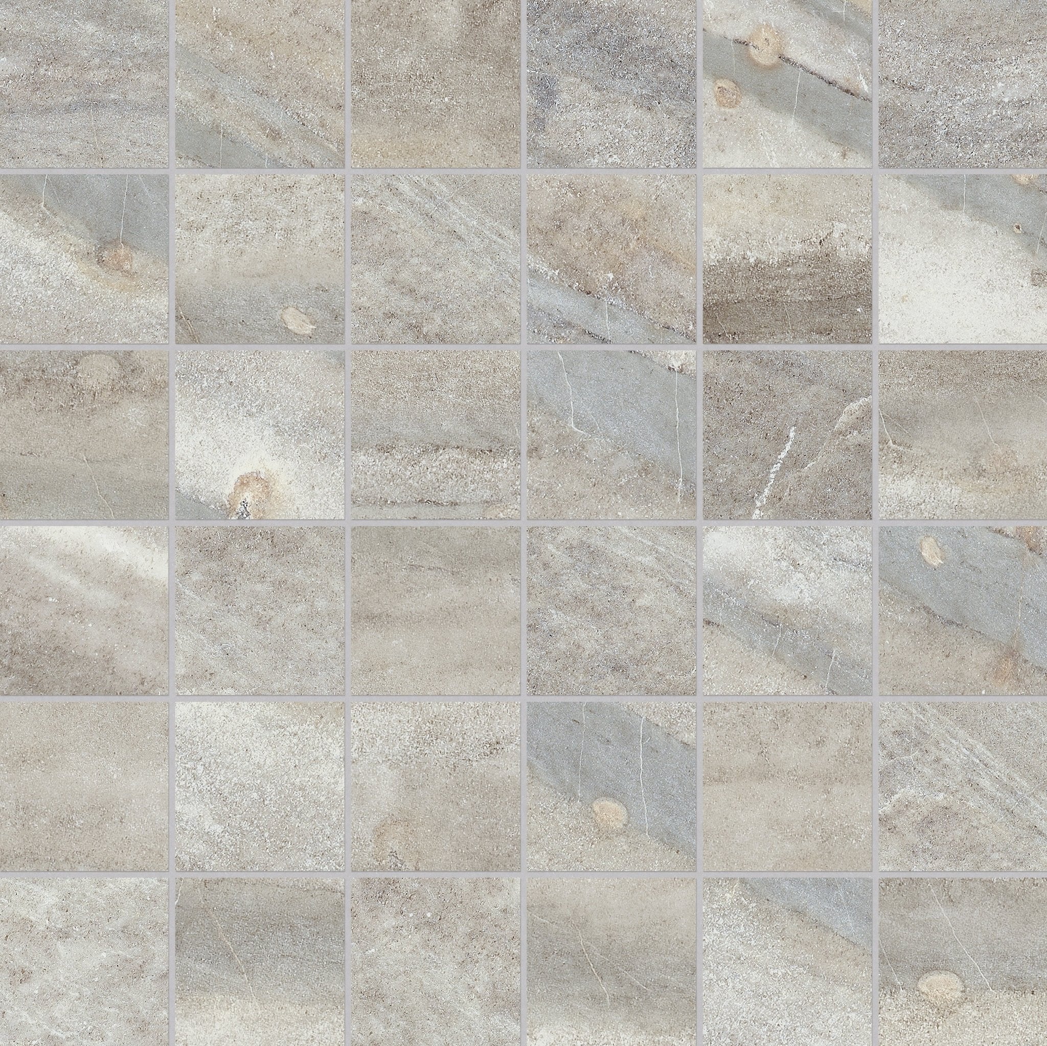 Anatolia - 5 x 5 cm Evolution Sand Matte Glazed Porcelain Mosaic || 4501-0096-0 - Ceramed