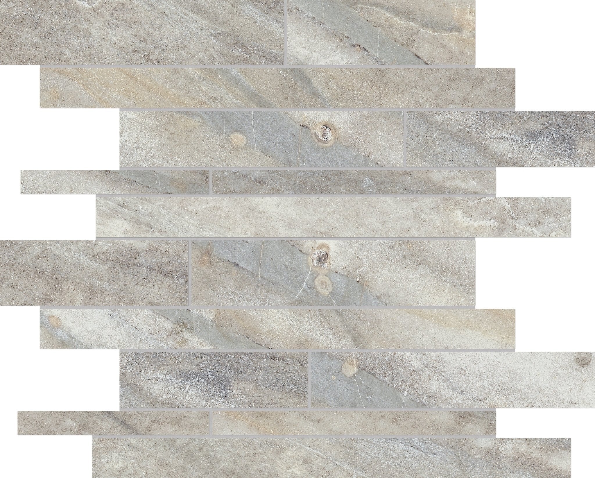Anatolia - 5 x 5 cm Evolution Sand Matte Glazed Porcelain Mosaic || 4501-0096-0 - Ceramed