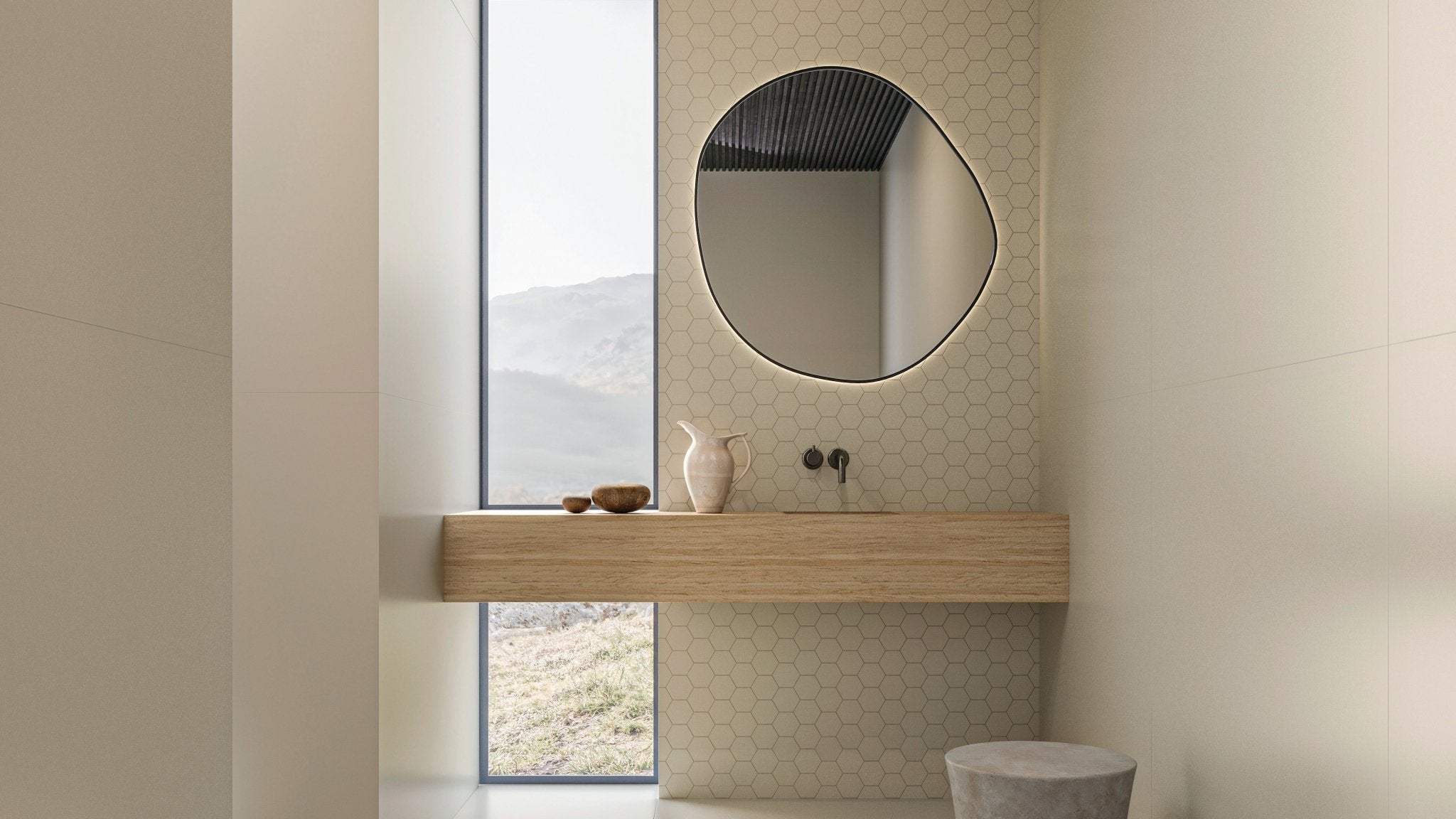 Anatolia - 60 x 120 cm Monoforma Storm Silk Rectified Unglazed Porcelain Tile || 8500-0491-0 - Ceramed