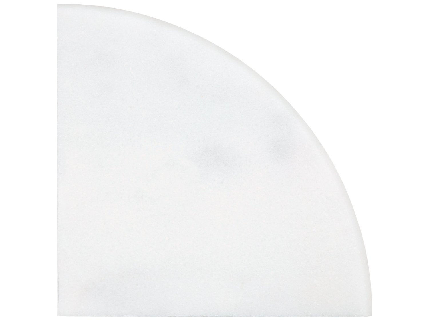 Anatolia - Bianco Venatino - Tablette d'angle de marbre, fini adouci 22,5 cm (9 po)
