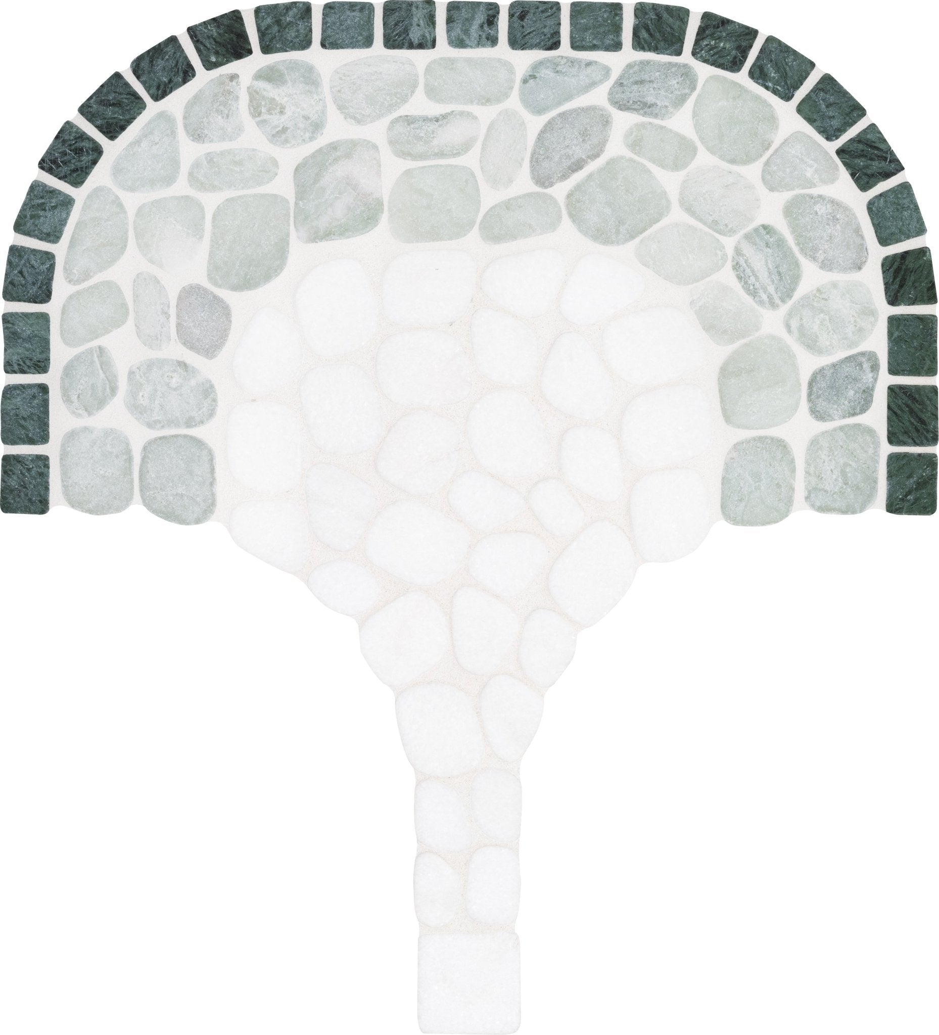 Anatolia - Cabana Jade Blend Pebble Tumbled Marble Mosaic || 5001-0458-0 - Ceramed
