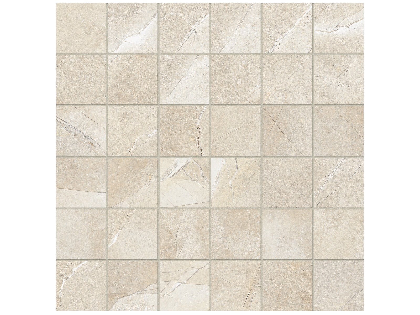 Anatolia - Céramique mosaïque Classic Pulpis Ivory Mat 12" x 12"  (vendu au pi²) ||4501-0067-0-SQFT - Ceramed