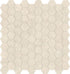 Anatolia Céramique mosaïque Mayfair Allure Ivory Hexagone Lustré - 1.25" ||4501-0145-1 - Ceramed