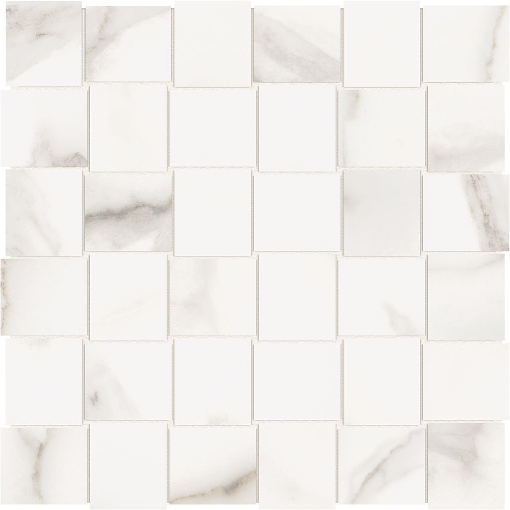 Anatolia Céramique mosaïque Mayfair Calacatta Oro Basketweave - 2" x 2" ||4501-0128-1 / 4501-0138-1 - Ceramed