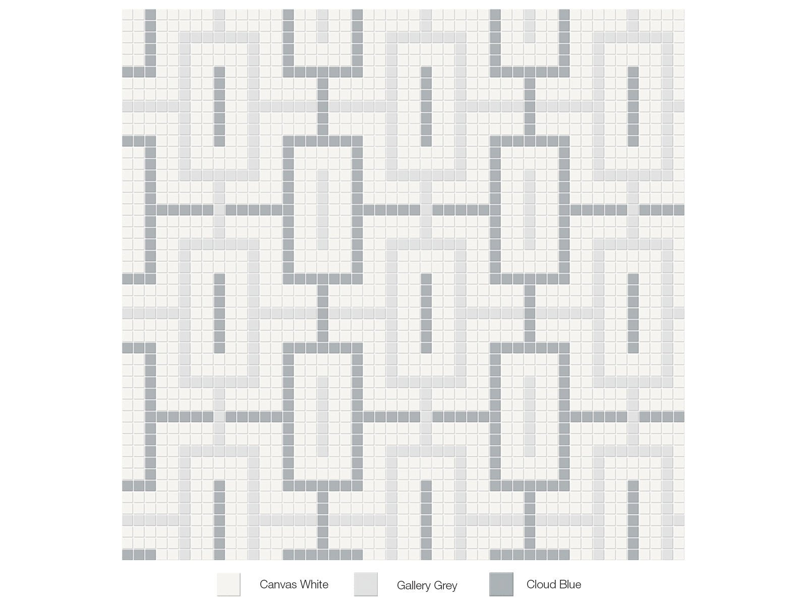 Anatolia - Céramique mosaïque Soho Afternoon Mat 11" x 11" ||4501-0543-0 - Ceramed