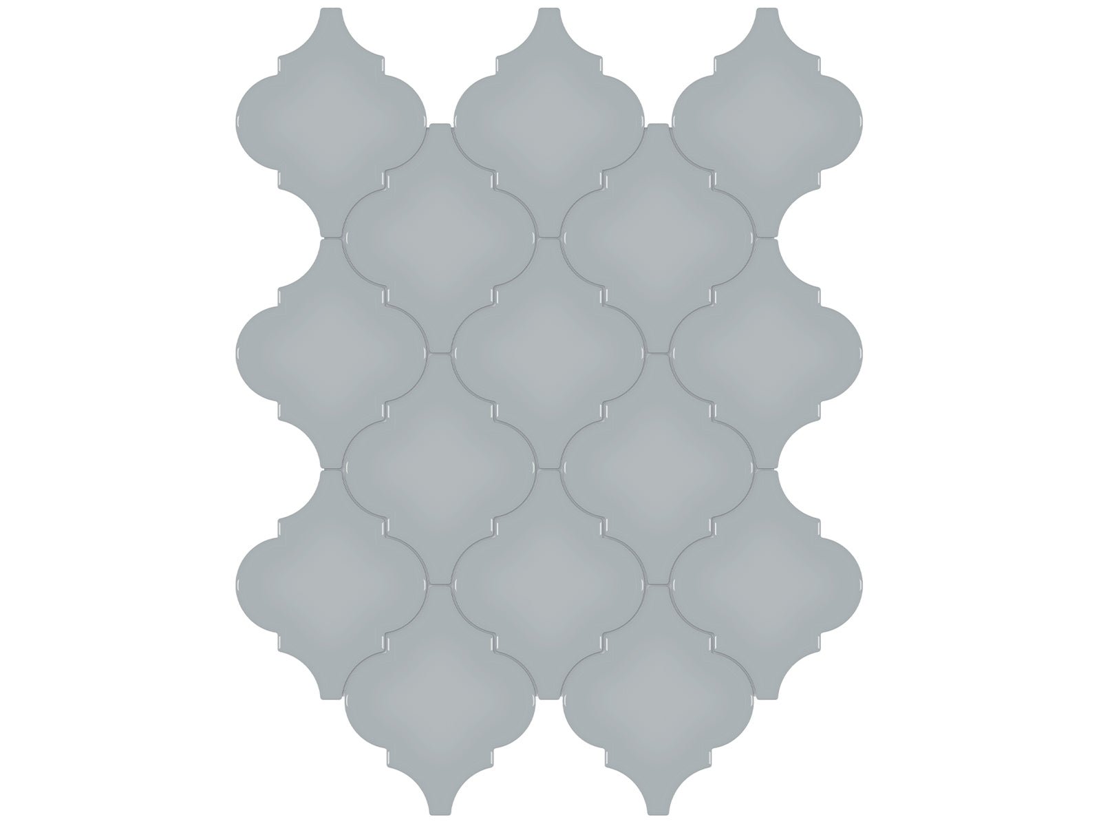 Anatolia - Céramique mosaïque Soho Cloud Blue Lustré 10" x 13" ||4501-0479-0 - Ceramed