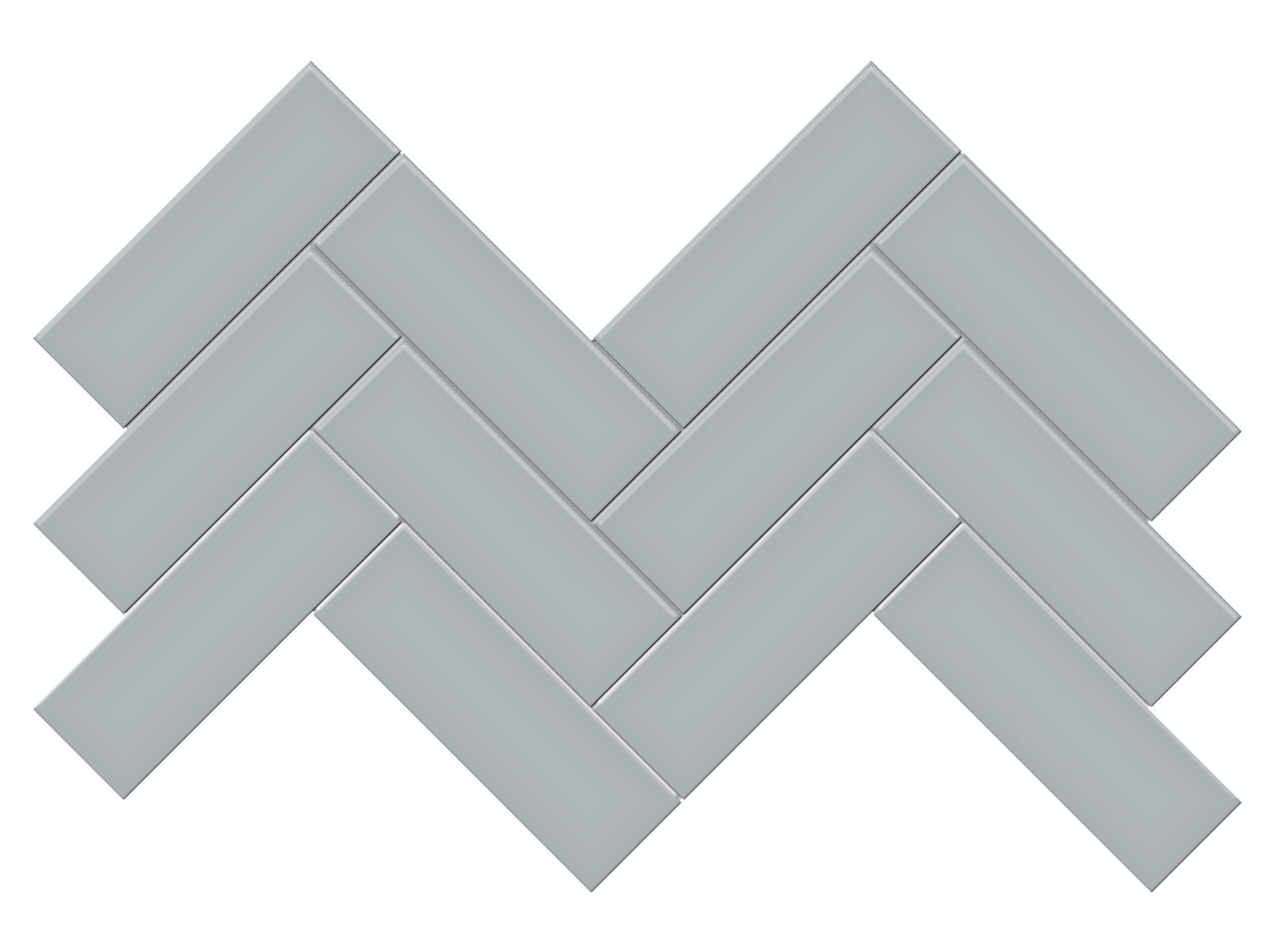 Anatolia - Céramique mosaïque Soho Cloud Blue Lustré 8-1/4" x 17" ||4501-0527-0 - Ceramed