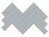 Anatolia - Céramique mosaïque Soho Cloud Blue Lustré 8-1/4" x 17" ||4501-0527-0 - Ceramed