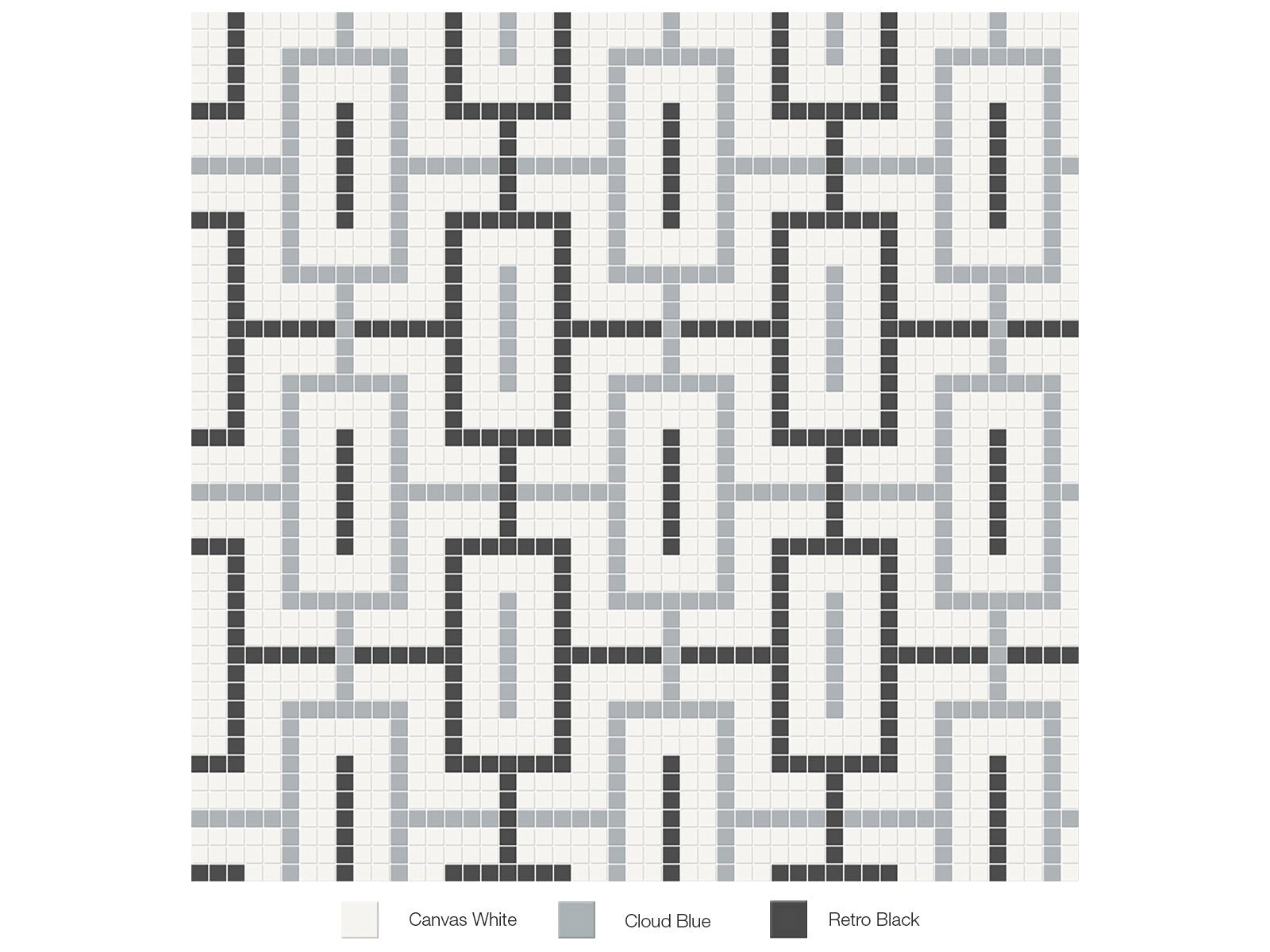 Anatolia - Céramique mosaïque Soho Dawn Blend Mat 11" x 11" ||4501-0546-0 - Ceramed
