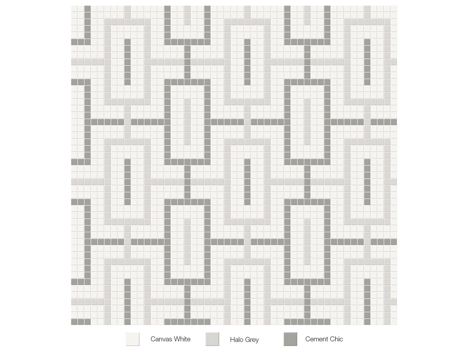 Anatolia - Céramique mosaïque Soho Evening Blend Mat 11" x 11" ||4501-0544-0 - Ceramed