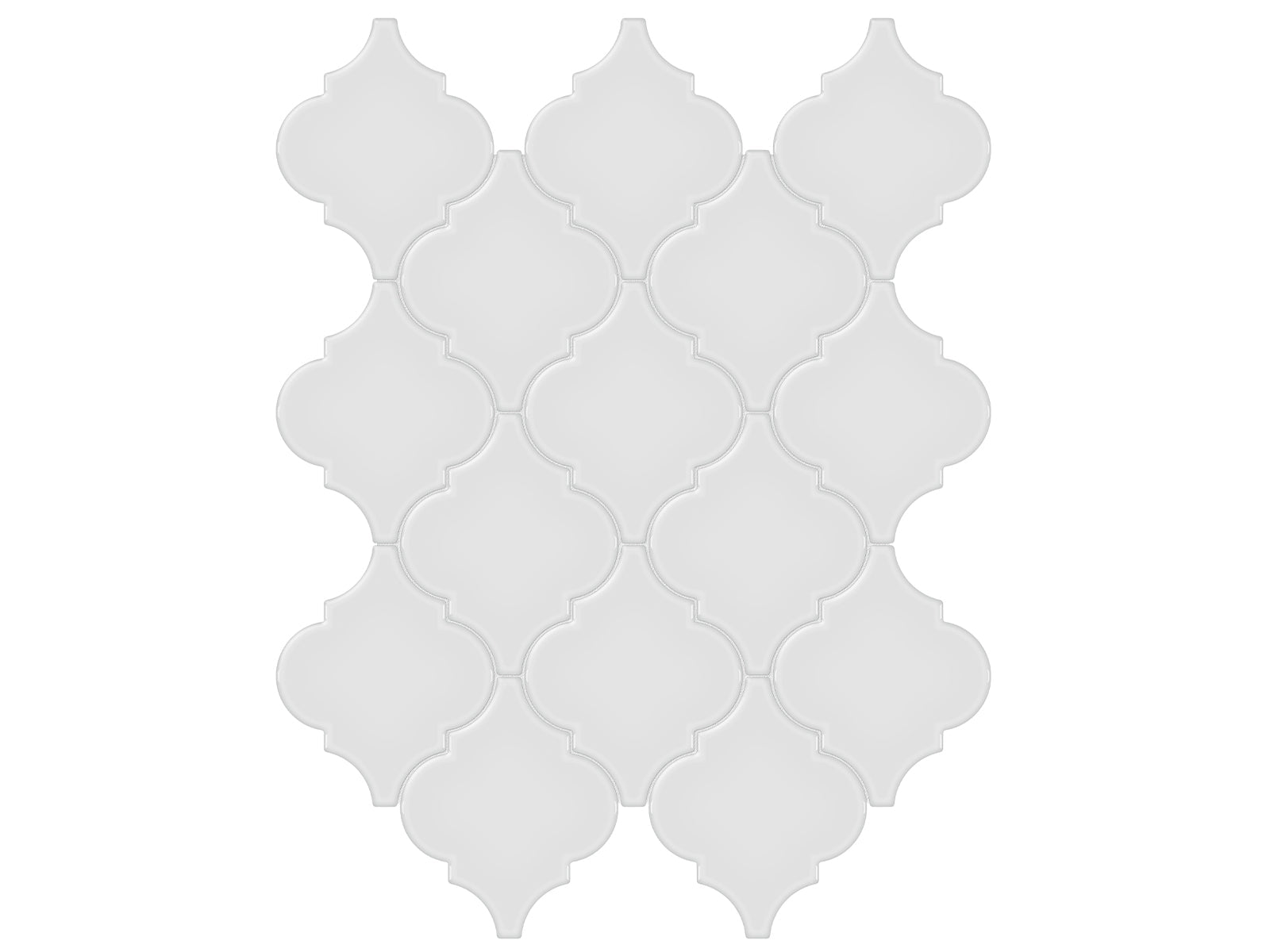 Anatolia - Céramique mosaïque Soho Gallery Grey Lustré 10" x 13" ||4501-0475-0 - Ceramed