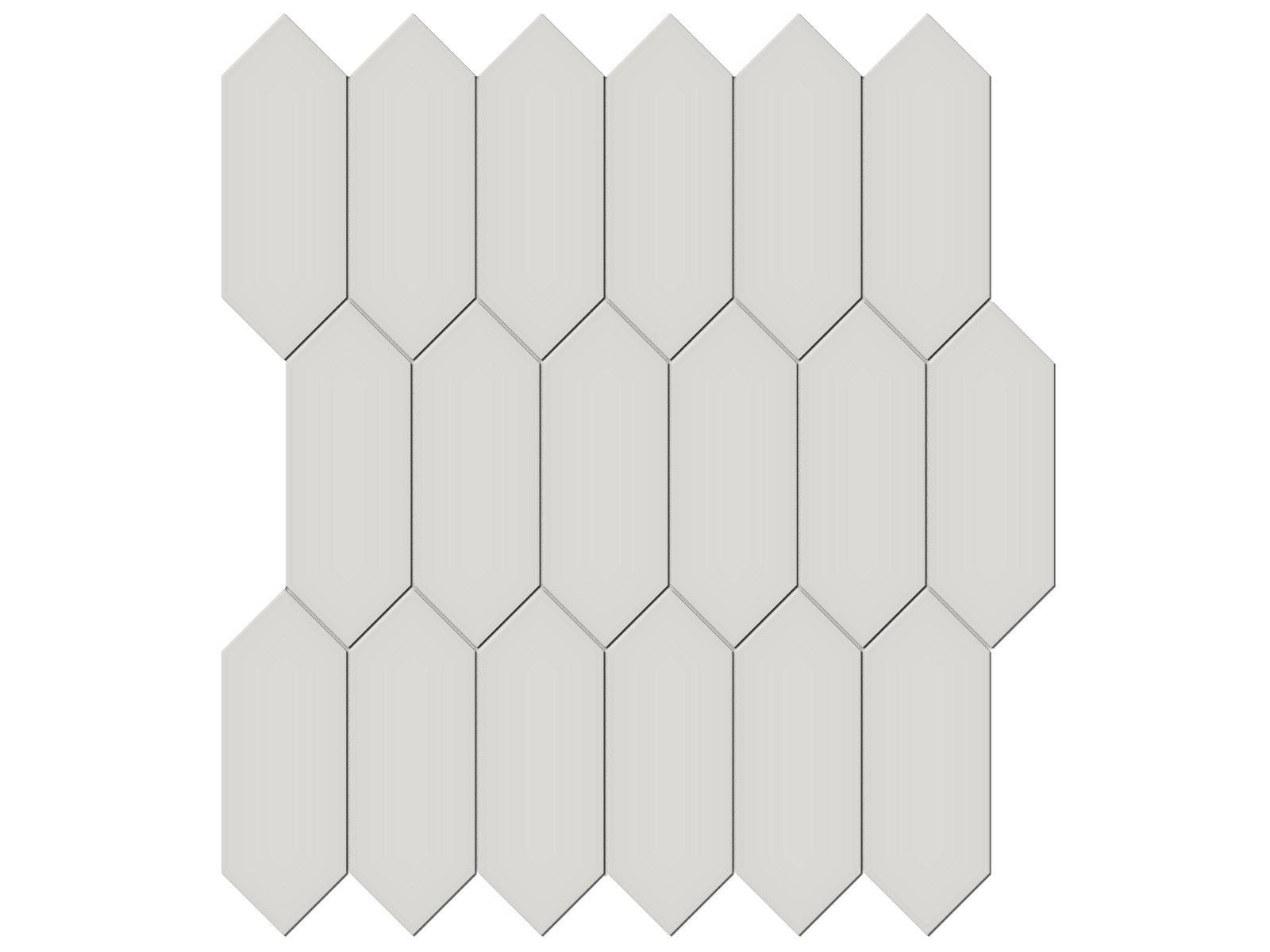 Anatolia - Céramique mosaïque Soho Halo Grey Mat 11" x 13" (vendu au pi²) ||4501-0490-0-SQFT - Ceramed