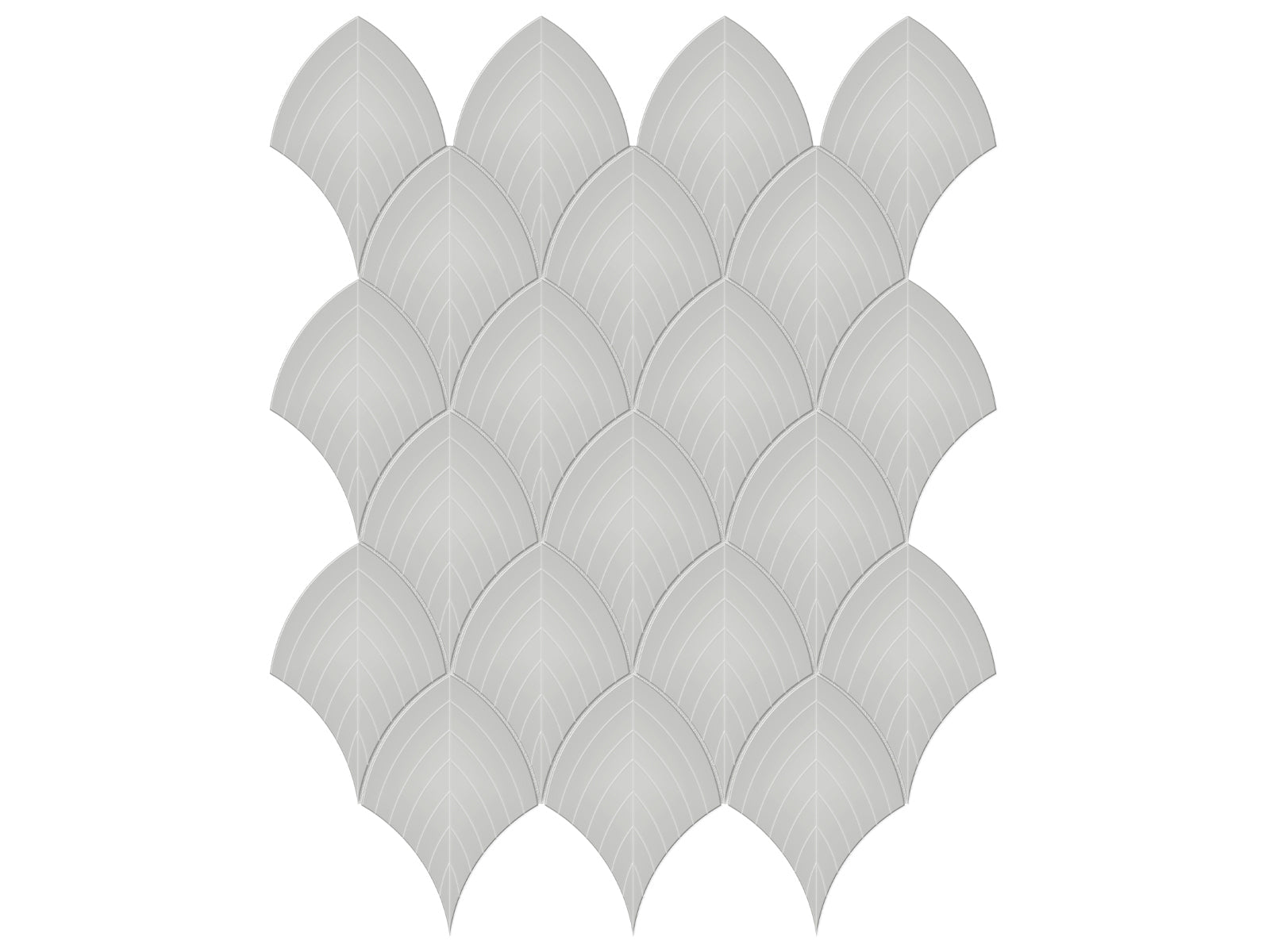 Anatolia - Céramique mosaïque Soho Loft Grey Lustré 11" x 13" ||4501-0516-0 - Ceramed