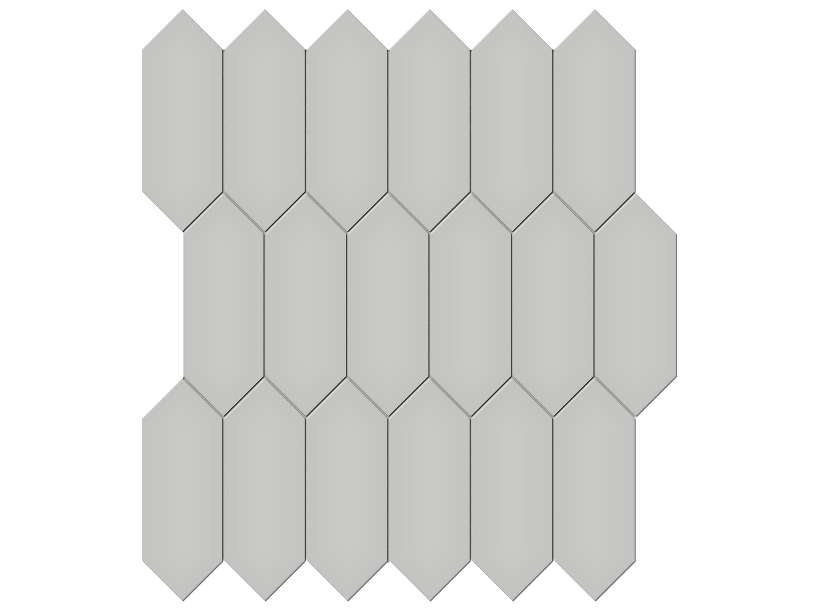 Anatolia - Céramique mosaïque Soho Loft Grey Mat 11" x 13"  (vendu au pi²) ||4501-0491-0-SQFT - Ceramed