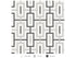 Anatolia - Céramique mosaïque Soho Midnight Blend Mat 11" x 11" ||4501-0545-0 - Ceramed