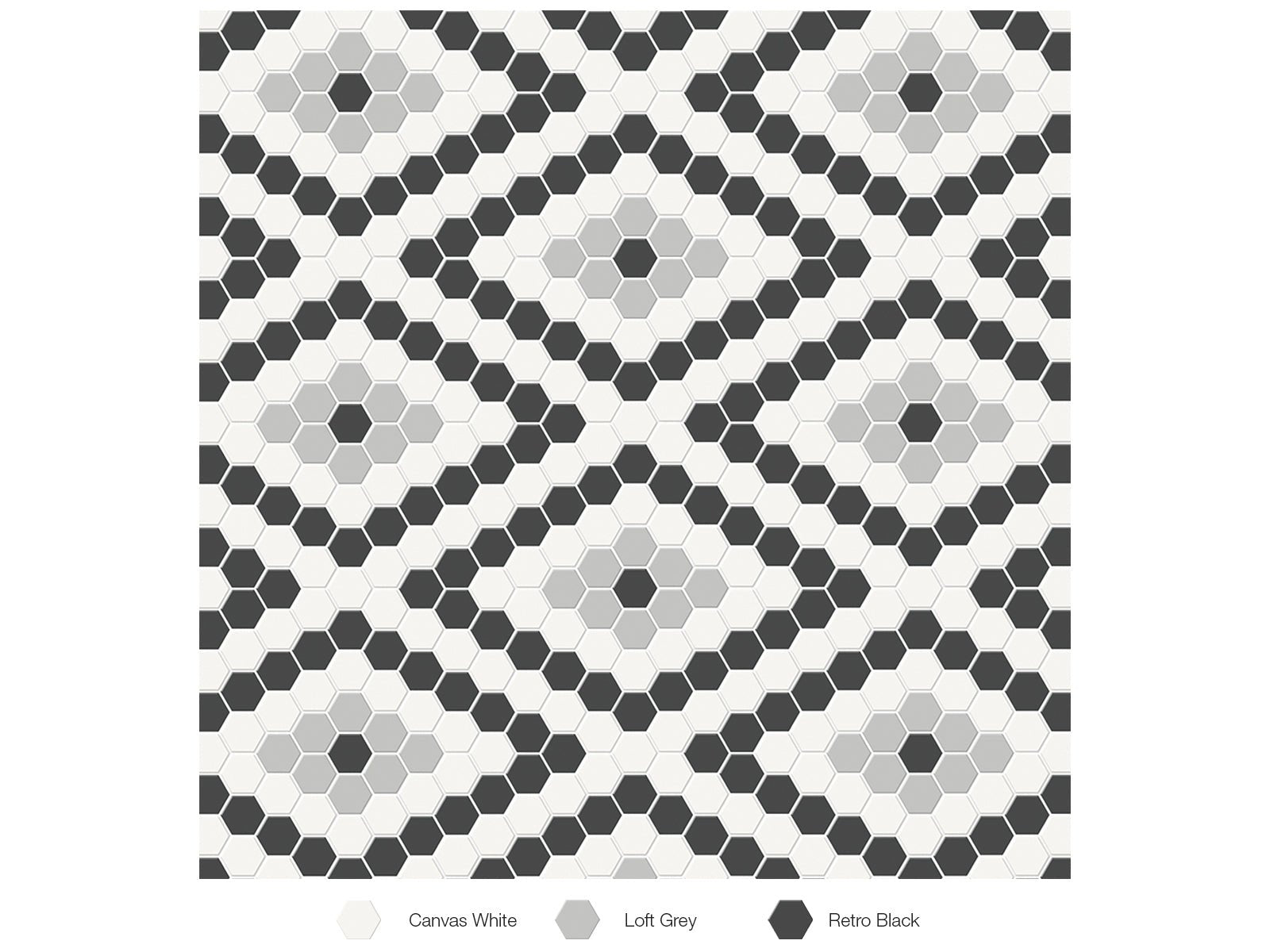 Anatolia - Céramique mosaïque Soho Midnight Blend Mat 7-3/4" x 13" ||4501-0560-0 - Ceramed