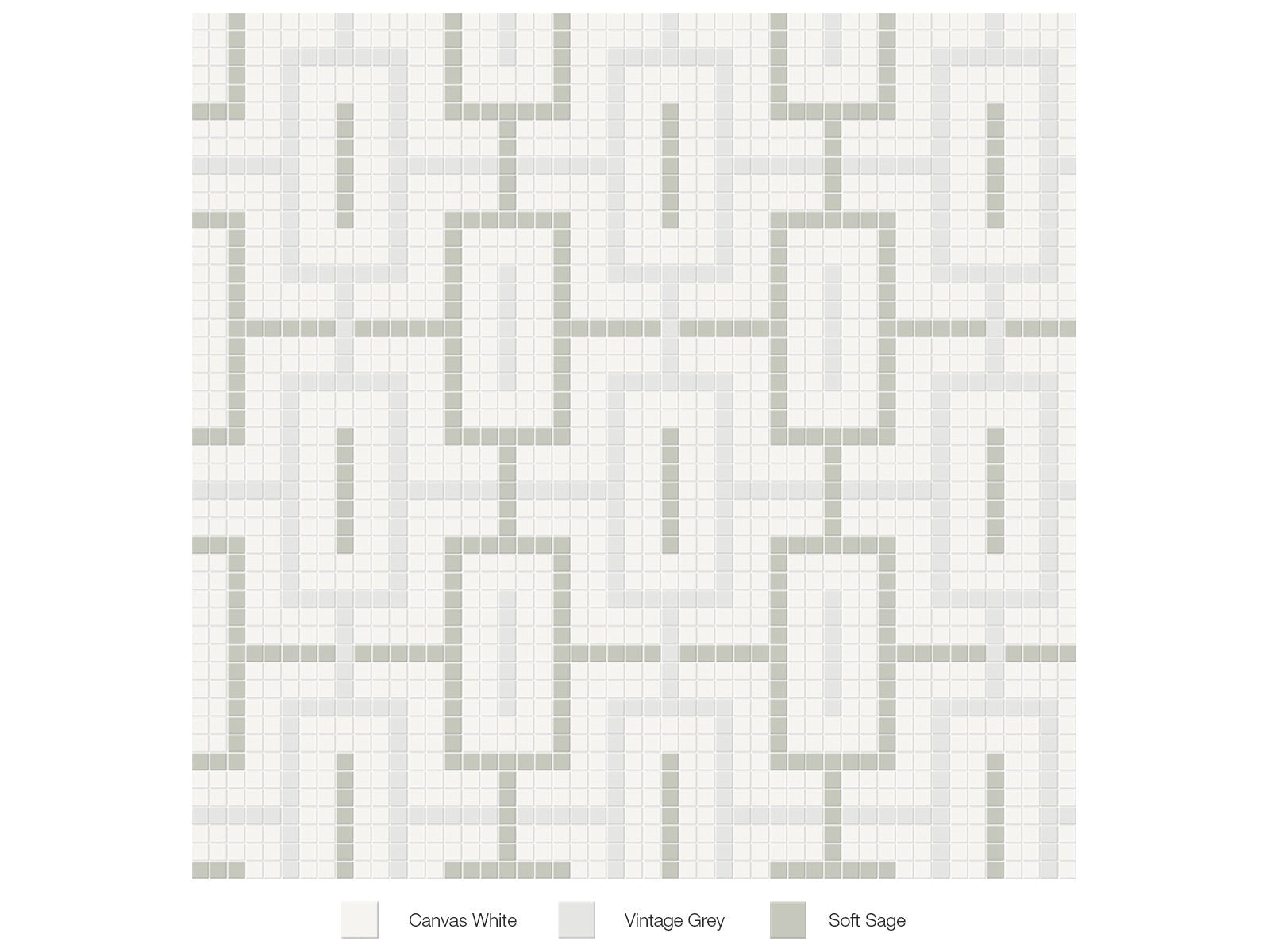 Anatolia - Céramique mosaïque Soho Morning Blend Mat 11" x 11" ||4501-0542-0 - Ceramed