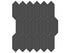 Anatolia - Céramique mosaïque Soho Retro Black Lustré 11" x 13" ||4501-0486-0 - Ceramed