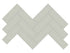 Anatolia - Céramique mosaïque Soho Soft Sage Mat 8-1/4" x 17" (vendu au pi²) ||4501-0535-0-SQFT - Ceramed