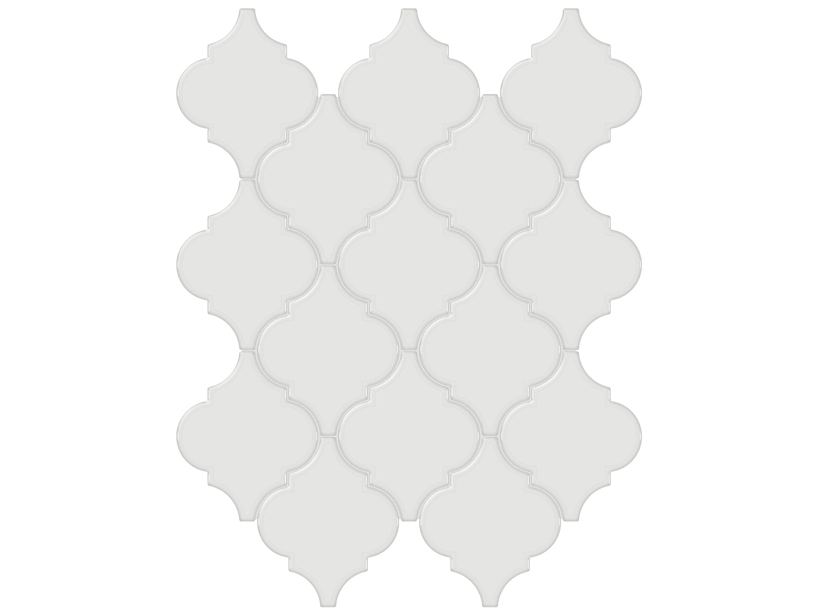 Anatolia - Céramique mosaïque Soho Vintage Grey Lustré 10" x 13" ||4501-0474-0 - Ceramed