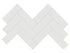 Anatolia - Céramique mosaïque Soho Vintage Grey Lustré 8-1/4" x 17" ||4501-0520-0 - Ceramed