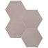 Anatolia - Teramoda - Petal - Tuile murale hexagone lustrée 15 cm (6 po) - Ceramed