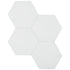 Anatolia - Teramoda - Powder - Tuile murale hexagone lustrée 15 cm (6 po) - Ceramed