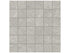 Anatolia - Coliseo - Graphite - Mosaïque de porcelaine émaillée aspect calcaire, fini mat 5 x 5 cm (2 x 2 po)