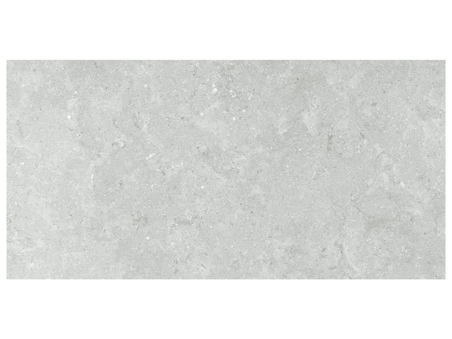 Anatolia - Coliseo - Platinum - Tuile de porcelaine émaillée aspect calcaire, fini mat 30 x 60 cm (12 x 24 po)