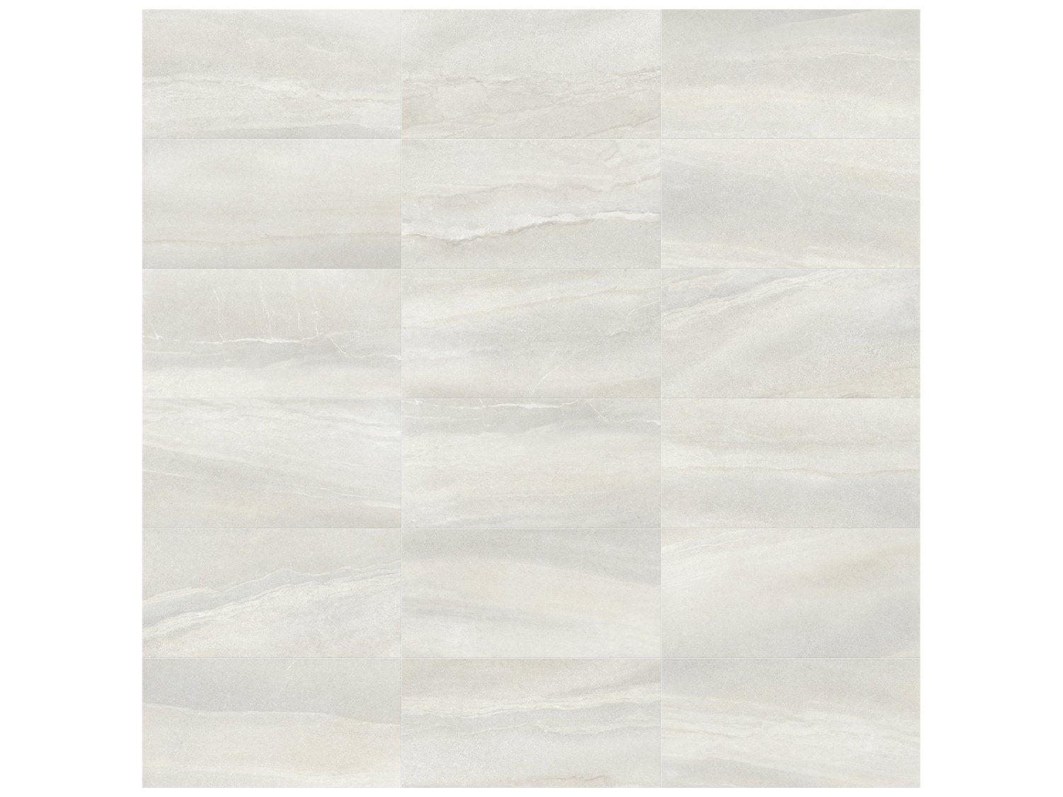 Anatolia - Crux - Ivory - Tuile de porcelaine émaillée aspect pierre, fini mat 30 x 60 cm (12 x 24 po)