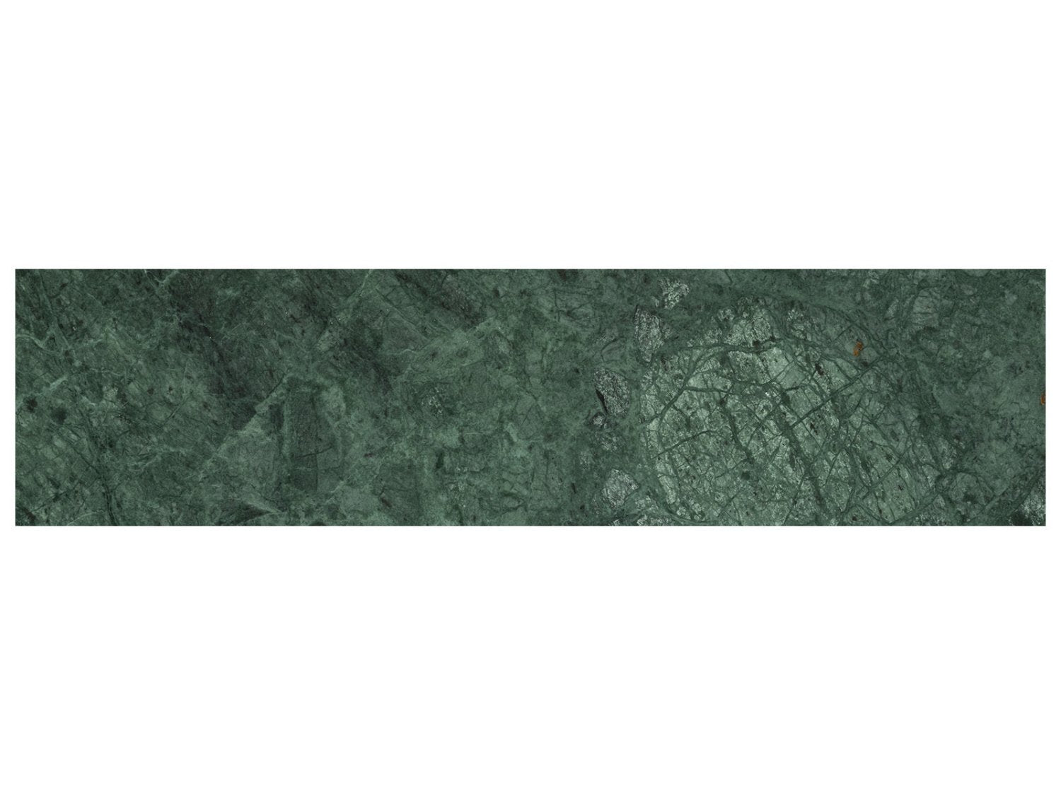 Anatolia - Diosa Verde - Tuile de marbre, fini poli 7,5 x 30,5 cm (3 x 12 po)