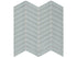 Anatolia - Element - Cloud - Mosaïque de verre lustrée à chevrons 29,8 x 29,8 cm (12 x 12 po)