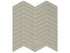 Anatolia - Element - Earth - Mosaïque de verre lustrée à chevrons 29,8 x 29,8 cm (12 x 12 po)