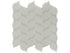 Anatolia - Element - Mist - Mosaïque de verre lustrée en pétales 30,1 x 29 cm (12 x 12 po)