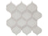 Anatolia - Element - Mist - Mosaïque de verre lustrée arabesque 30,9 x 29,1 cm (12 x 12 po)