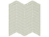 Anatolia - Element - Sand - Mosaïque de verre lustrée à chevrons 29,8 x 29,8 cm (12 x 12 po)